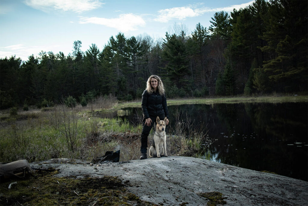 Careena mit ihrem Hund G